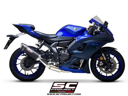 YAMAHA YZF R7 (2021-2025) Full 2-1 stainless steel exhaust system, with SC1-S muffler - EURO 5