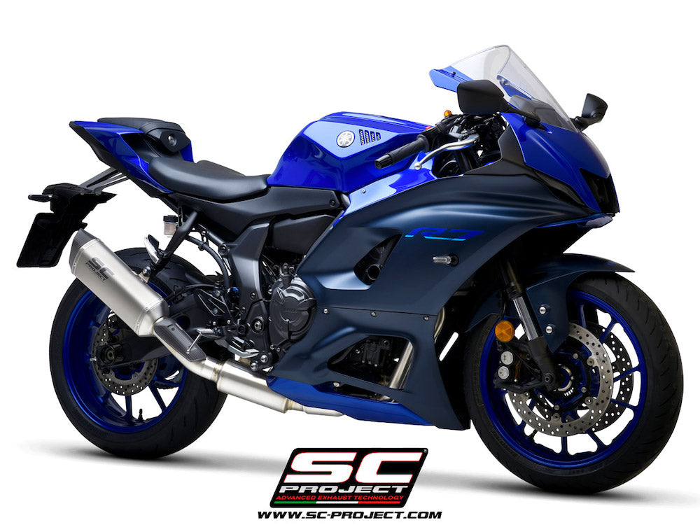 YAMAHA YZF R7 (2021-2025) Full 2-1 stainless steel exhaust system, with SC1-S muffler - EURO 5