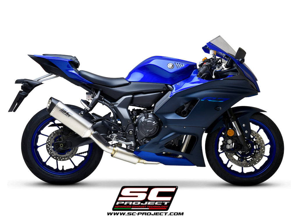 YAMAHA YZF R7 (2021-2025) Full 2-1 stainless steel exhaust system, with SC1-S muffler - EURO 5