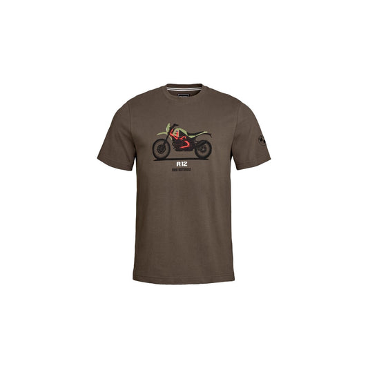 R 12 G/S T-shirt, Brown, M (76615B67545) - 1