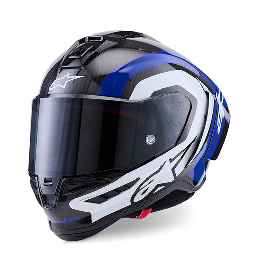Alpinestars Supertech Arius  R10 Helmet (Blue White)