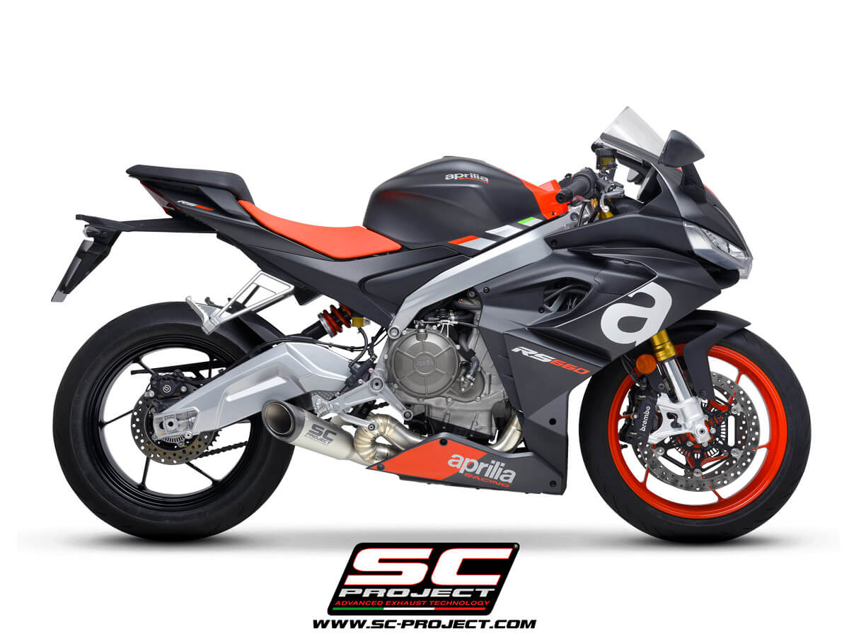 APRILIA RS 660 (2020 - 2024) Full exhaust system 2-1, titanium, with S1 muffler
