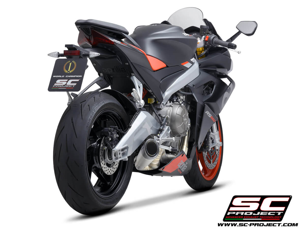 APRILIA RS 660 (2020 - 2024) Full exhaust system 2-1, titanium, with S1 muffler