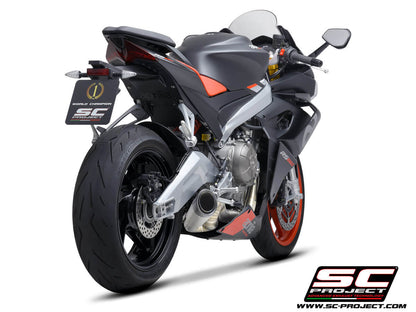 APRILIA RS 660 (2020 - 2024) Full exhaust system 2-1, titanium, with S1 muffler