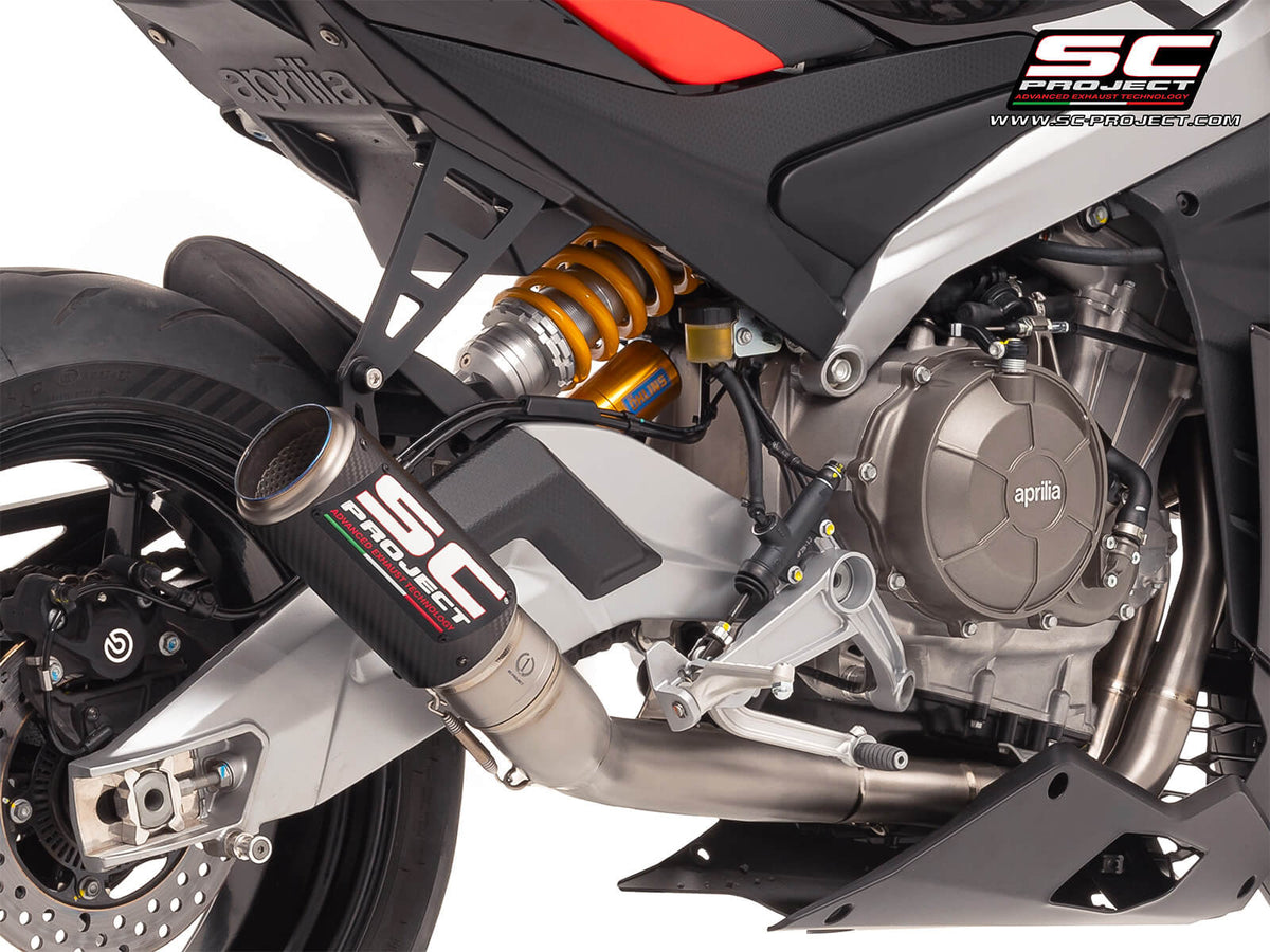 APRILIA RS 660 (2025-2026) 2-1 Titanium full exhaust system, with CR-T carbon exhaust
