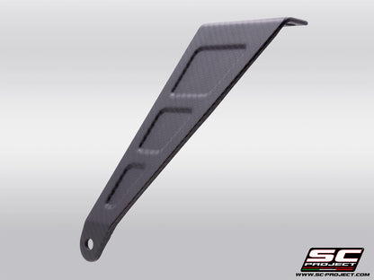APRILIA RS 660 (2025-2026) Carbon fibre bracket, compatible with 2-1 titanium full systems (check compatibility in the description)