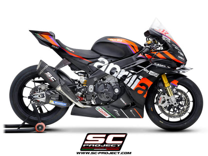 APRILIA RSV4 (2021 - 2024) - FACTORY Full exhaust system 4-2-1, titanium, with SC1-R Muffler (250 mm)