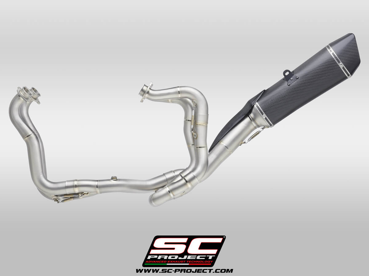 APRILIA RSV4 (2021 - 2024) - FACTORY Full exhaust system 4-2-1, titanium, with SC1-R Muffler (250 mm)