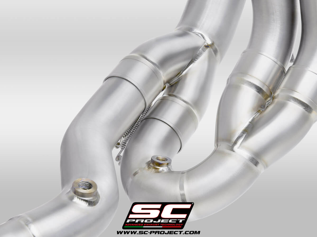 APRILIA RSV4 (2021 - 2024) - FACTORY Full exhaust system 4-2-1, titanium, with SC1-R Muffler (250 mm)