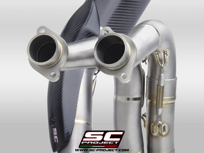 APRILIA RSV4 (2021 - 2024) - FACTORY Full exhaust system 4-2-1, titanium, with SC1-R Muffler (250 mm)
