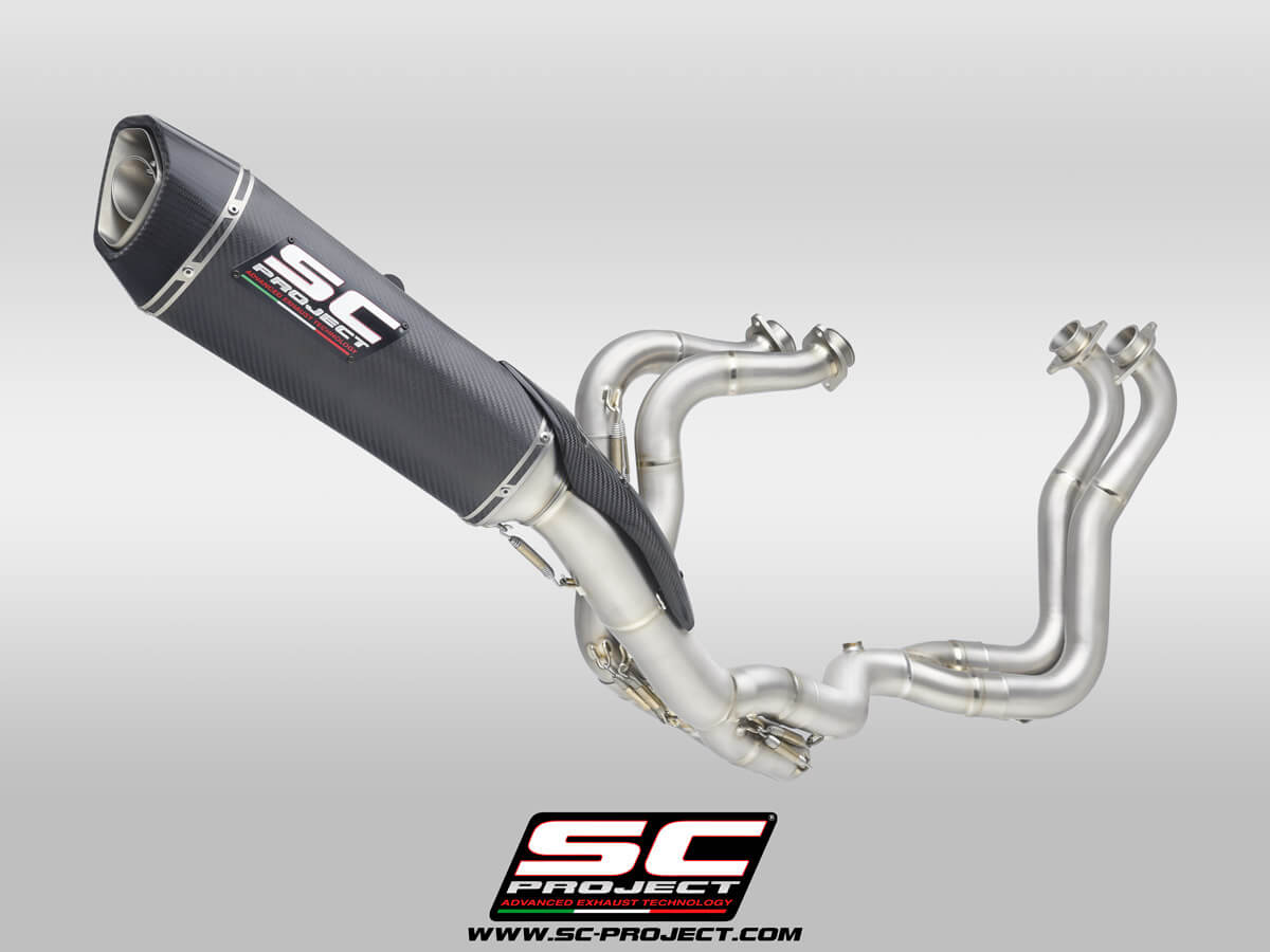 APRILIA RSV4 (2021 - 2024) - FACTORY Full exhaust system 4-2-1, titanium, with SC1-R Muffler (250 mm)