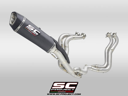 APRILIA RSV4 (2021 - 2024) - FACTORY Full exhaust system 4-2-1, titanium, with SC1-R Muffler (250 mm)