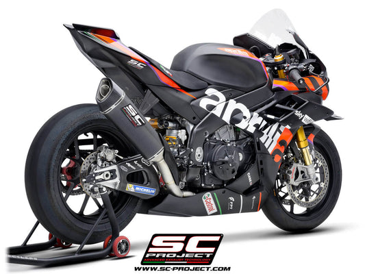 APRILIA RSV4 (2021 - 2024) - FACTORY Full exhaust system 4-2-1, titanium, with SC1-R Muffler (350 mm)