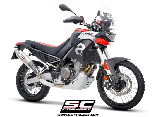 APRILIA TUAREG 660 (2022-2024) Rally Raid Muffler, titanium