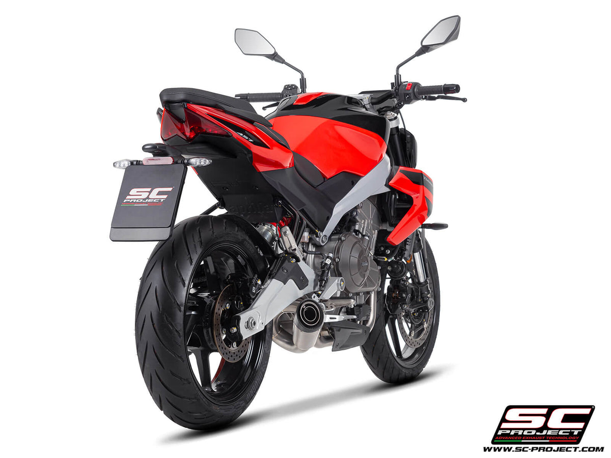 APRILIA TUONO 457 (2025-2026) 2-1 Stainless steel full exhaust system, with S1 stainless steel exhaust