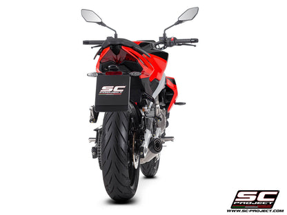 APRILIA TUONO 457 (2025-2026) 2-1 Stainless steel full exhaust system, with S1 stainless steel exhaust