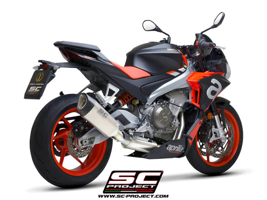 APRILIA TUONO 660 (2021-2024) Full exhaust system 2-1, with SC1-R Muffler - Euro 5