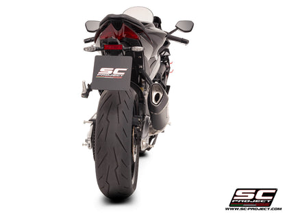 APRILIA TUONO 660 (2025-2026) 2-1 Stainless steel full exhaust system, with SC1-R carbon exhaust