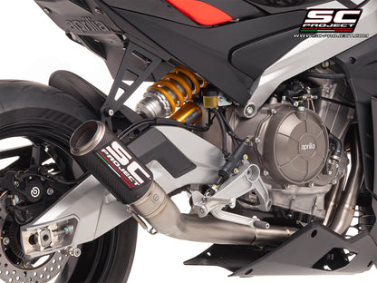 APRILIA TUONO 660 (2025-2026) 2-1 Titanium full exhaust system, with CR-T carbon exhaust