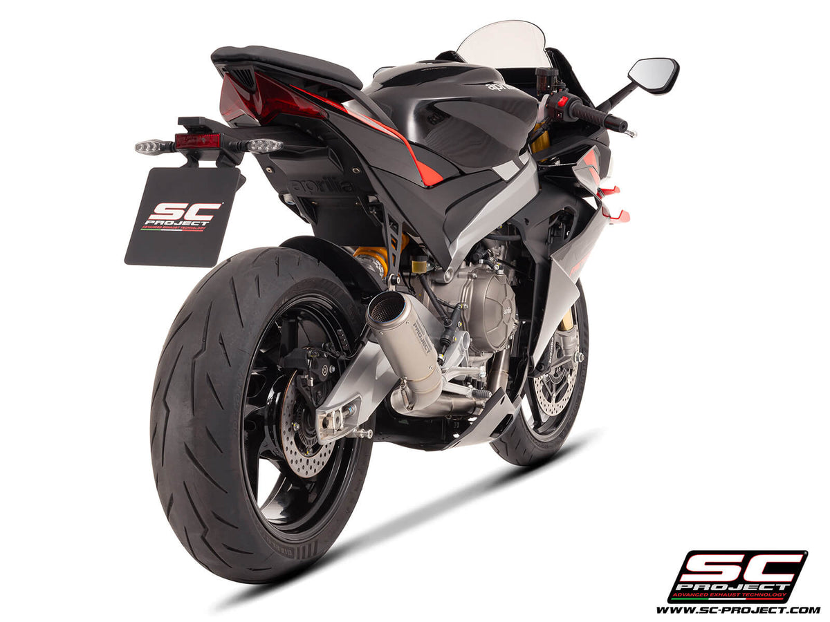APRILIA TUONO 660 (2025-2026) 2-1 Titanium full exhaust system, with CR-T titanium exhaust