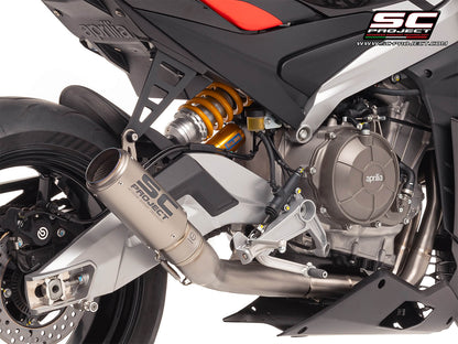 APRILIA TUONO 660 (2025-2026) 2-1 Titanium full exhaust system, with CR-T titanium exhaust