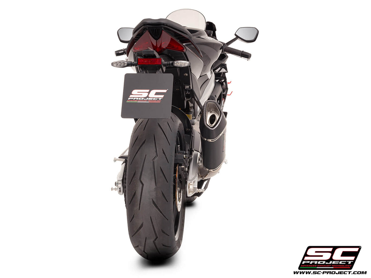 APRILIA TUONO 660 (2025-2026) 2-1 "Trofeo" full exhaust system titanium, with SC1-R carbon exhaust