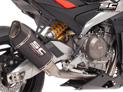 APRILIA TUONO 660 (2025-2026) 2-1 "Trofeo" full exhaust system titanium, with SC1-R carbon exhaust