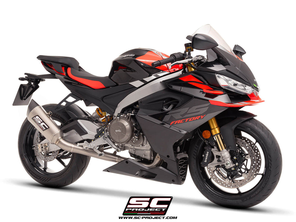 APRILIA TUONO 660 (2025-2026) 2-1 "Trofeo" full exhaust system titanium, with SC1-R titanium exhaust