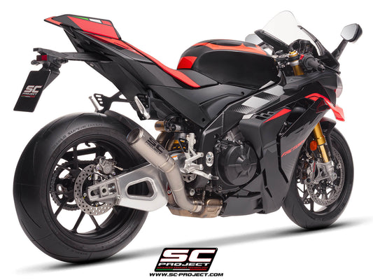 APRILIA RSV4 (2025) - FACTORY CR-T titanium exhaust, high mount