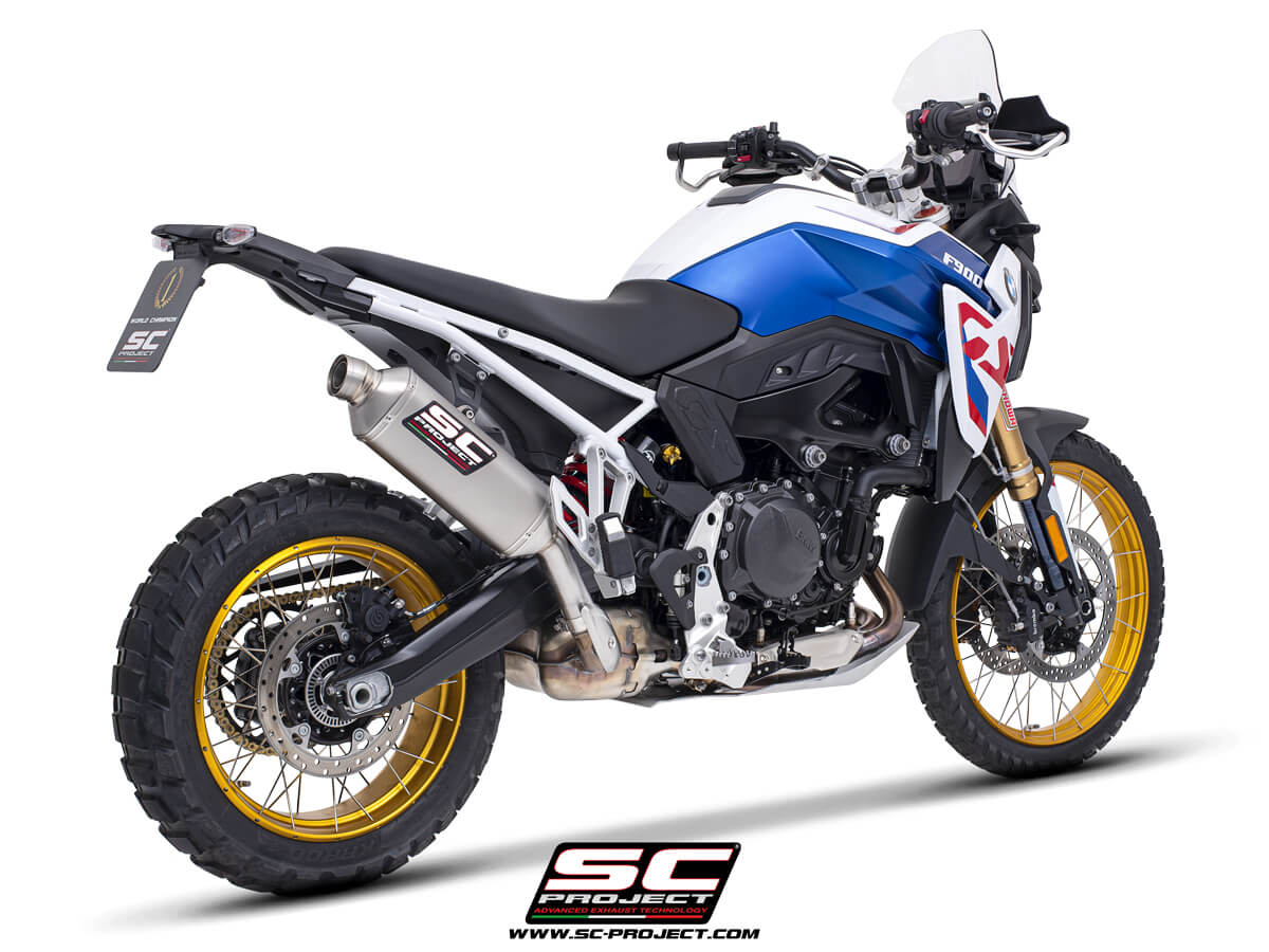 BMW F 900 GS (2024-2026) Rally Raid titanium exhaust