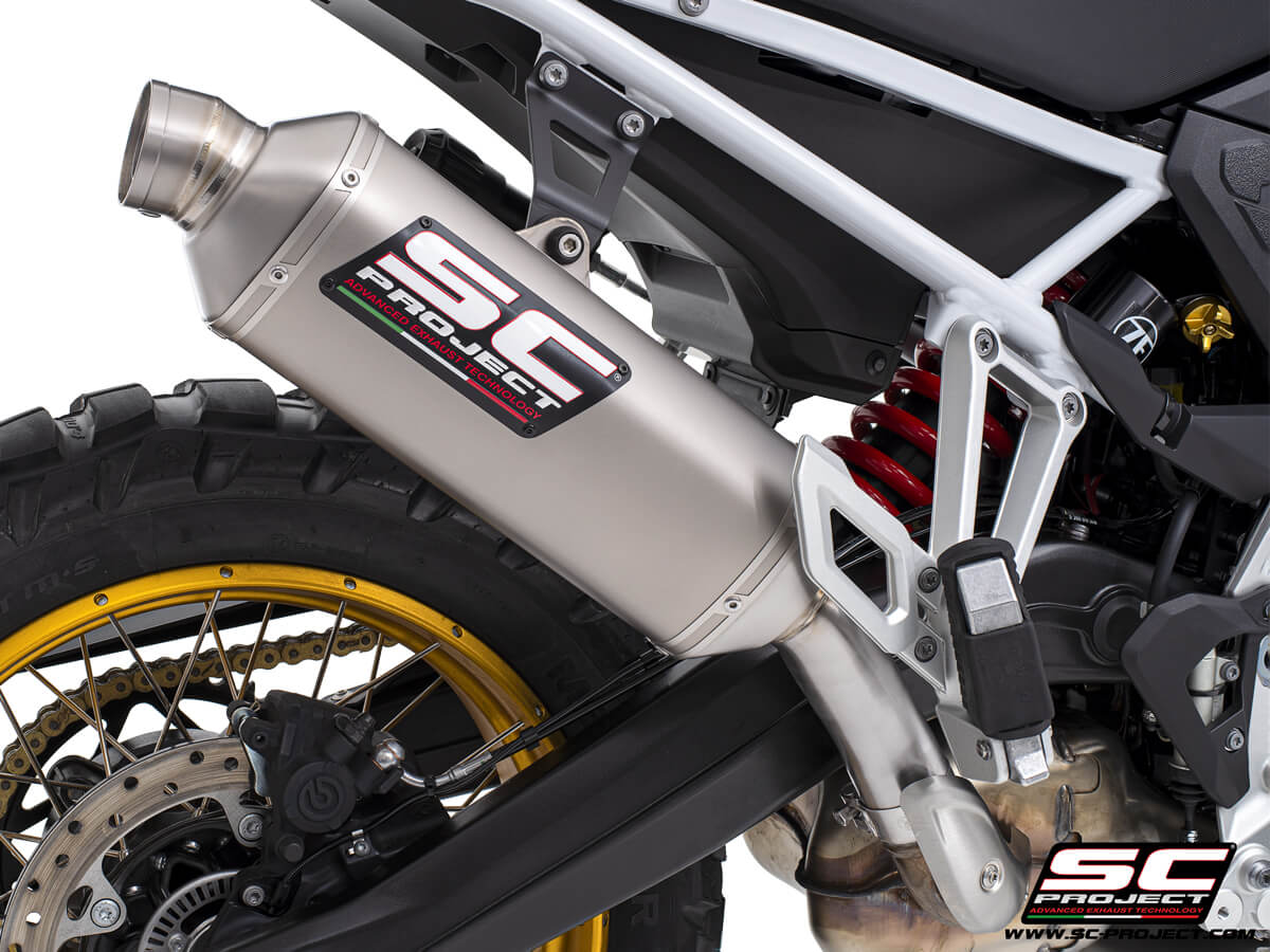 BMW F 900 GS (2024-2026) Rally Raid titanium exhaust
