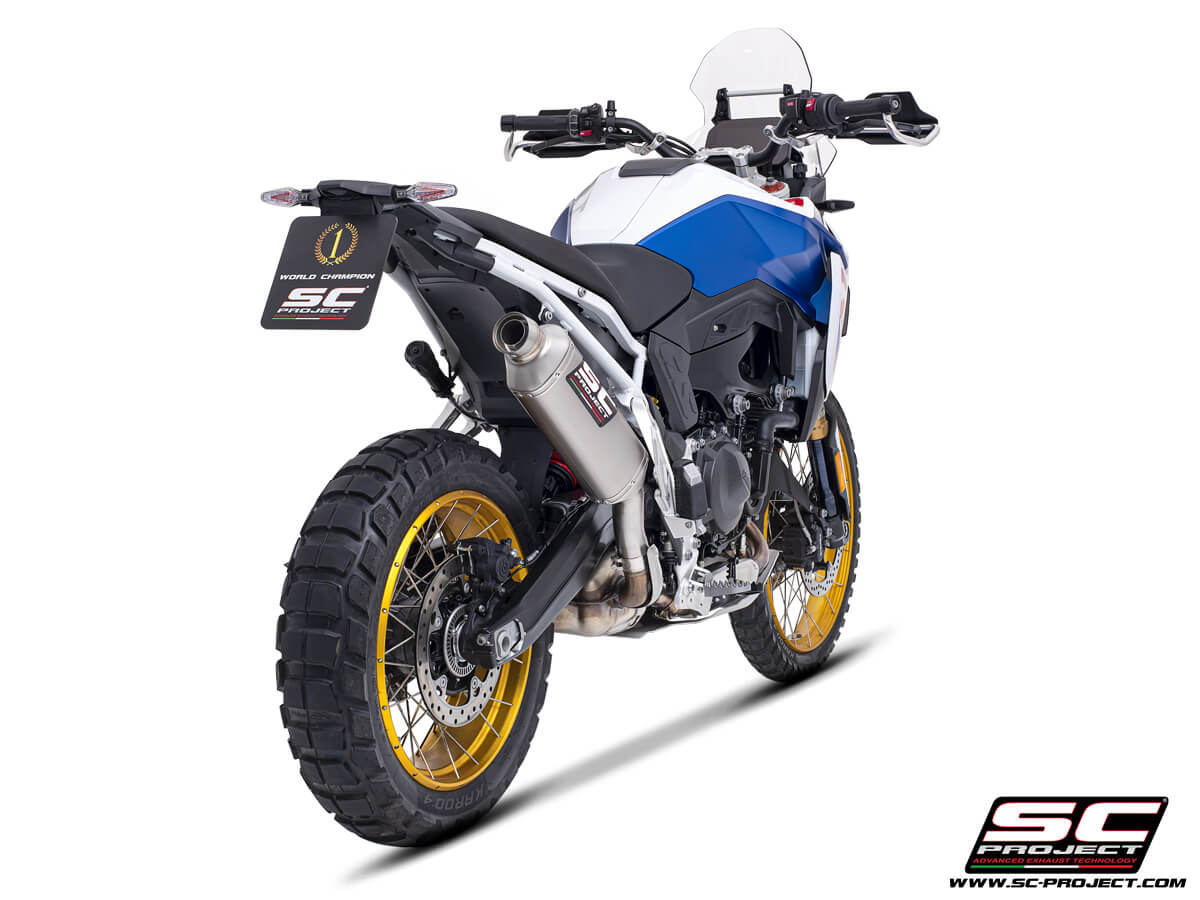 BMW F 900 GS (2024-2026) Rally Raid titanium exhaust