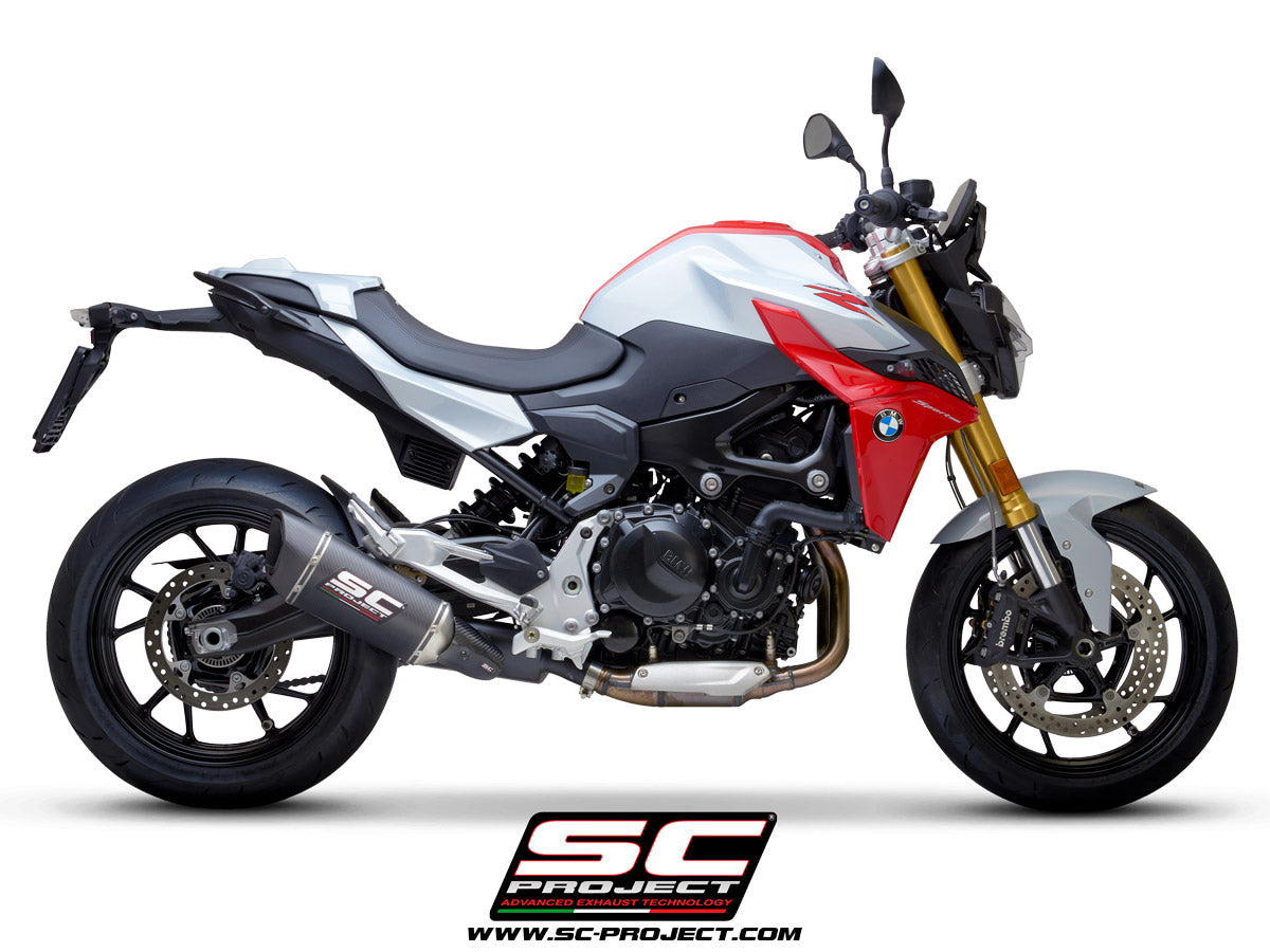 BMW F 900 R (2025-2026) SC1-R Muffler, with Carbon fibre end cap