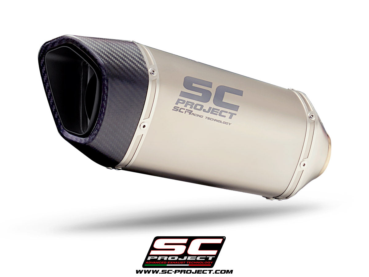 BMW F 900 R (2025-2026) SC1-R Muffler, with Carbon fibre end cap