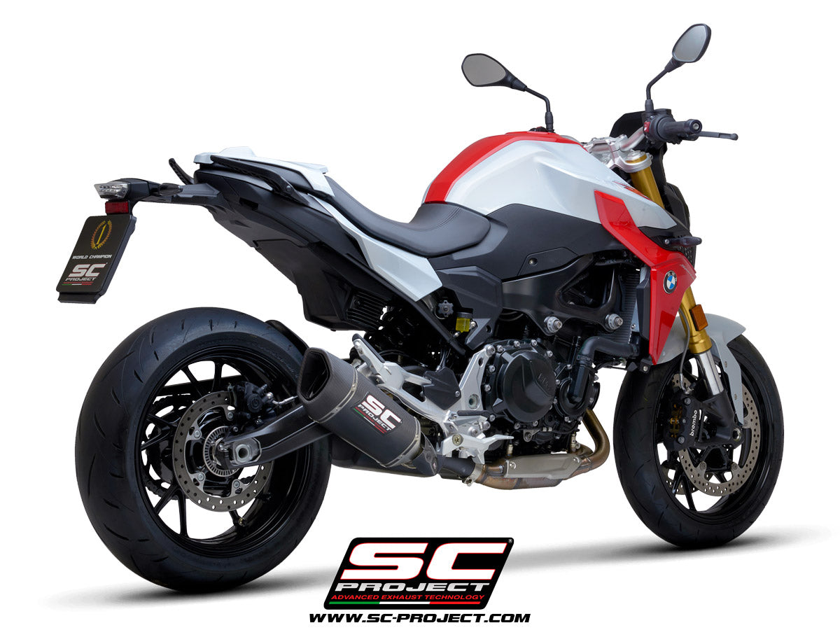 BMW F 900 R (2025-2026) SC1-R Muffler, with Carbon fibre end cap