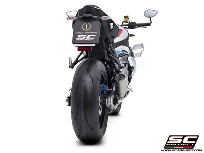 BMW M 1000 R (2025-2026) CR-T titanium exhaust, with stoneguard grid