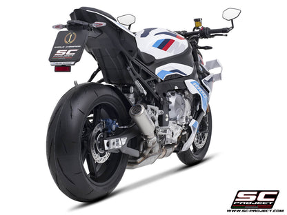 BMW M 1000 R (2025-2026) CR-T titanium exhaust, with stoneguard grid