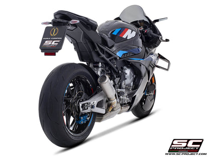 BMW M 1000 RR (2025-2026) CR-T titanium exhaust, with stoneguard grid