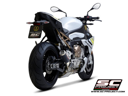 BMW S 1000 R (2025-2026) CR-T Muffler, with Titanium mesh on exit muffler - Racing