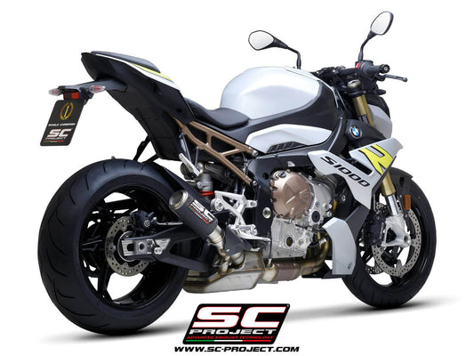 BMW S 1000 R (2021-2024) GP70-R Muffler, with Titanium end cap CR-T Muffler, with Titanium mesh on exit muffler