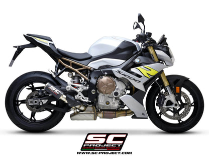 BMW S 1000 R (2025-2026) GP70-R Muffler, with Titanium end cap CR-T Muffler, with Titanium mesh on exit muffler