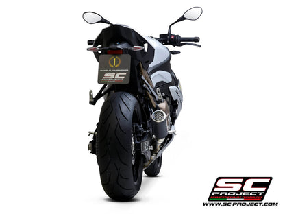 BMW S 1000 R (2025-2026) GP70-R Muffler, with Titanium end cap CR-T Muffler, with Titanium mesh on exit muffler