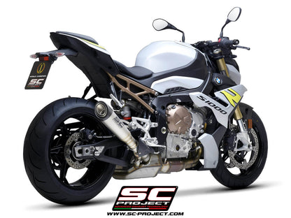 BMW S 1000 R (2021-2024) S1 Muffler, Titanium, with Carbon fiber end cap