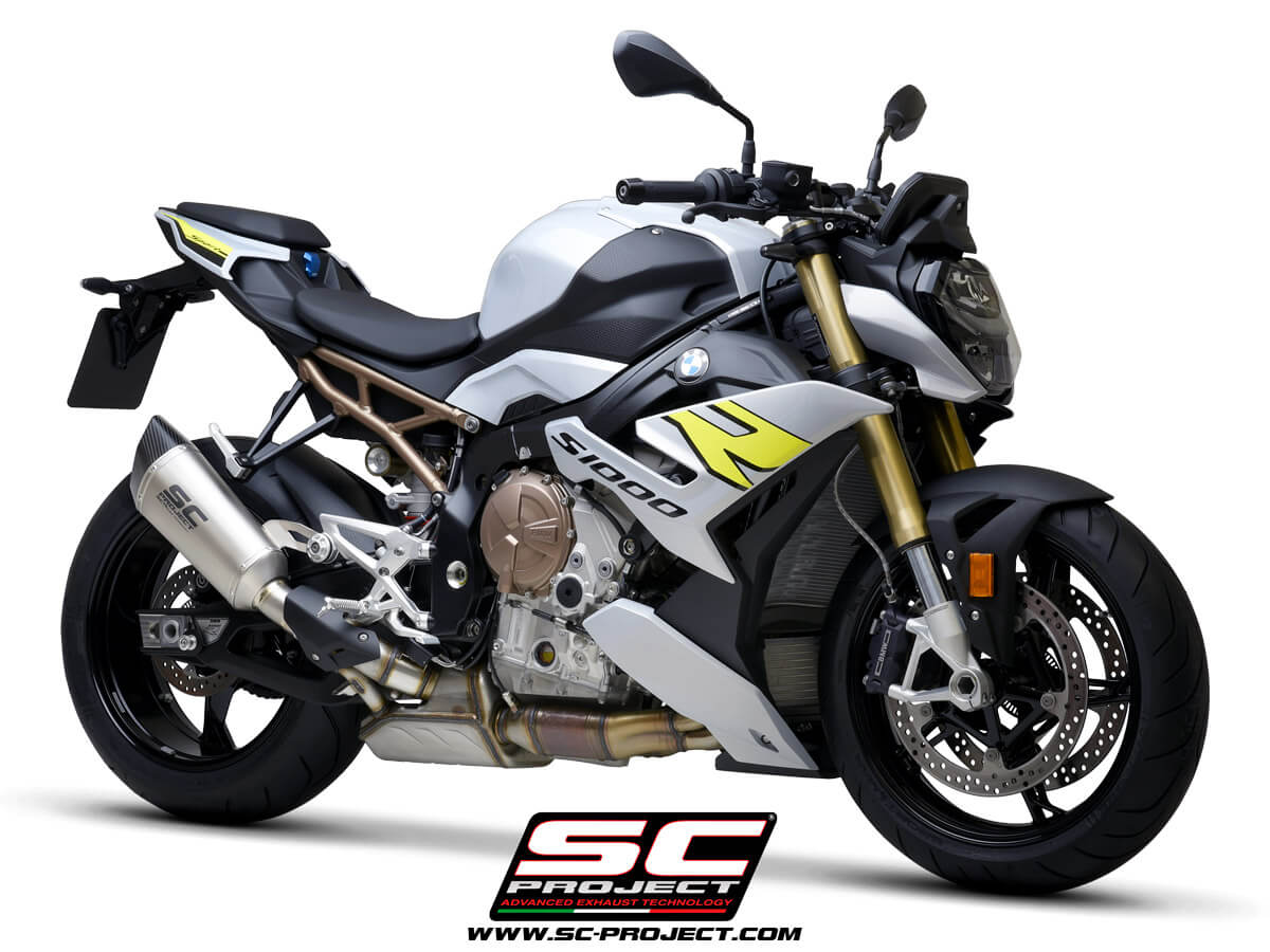 BMW S 1000 R (2025-2026) SC1-R Muffler, with carbon fiber end cap