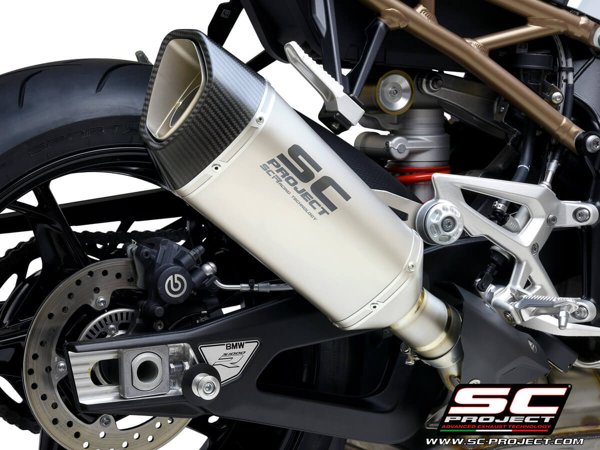 BMW S 1000 R (2025-2026) SC1-R Muffler, with carbon fiber end cap