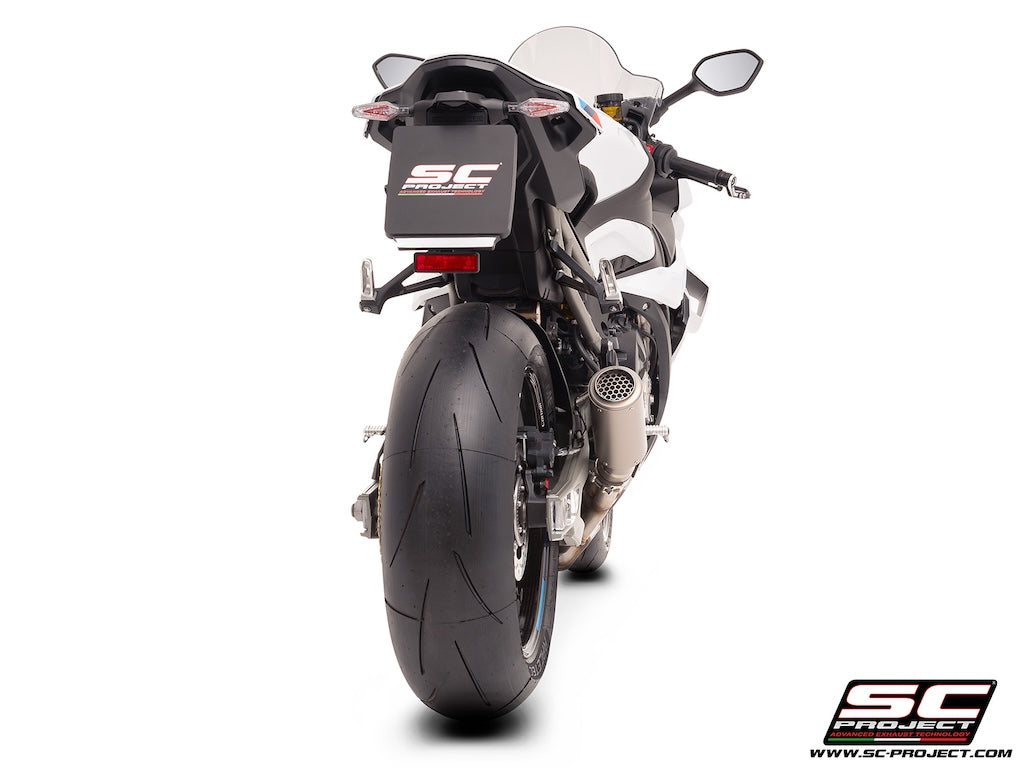 BMW S 1000 RR (2025-2026) CR-T titanium exhaust, with stoneguard grid