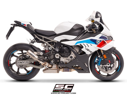 BMW S 1000 RR (2025-2026) CR-T titanium exhaust, with stoneguard grid