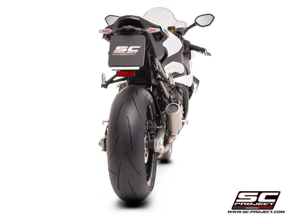 BMW S 1000 RR (2025-2026) CR-T titanium exhaust, with stoneguard grid