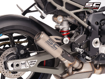 BMW S 1000 RR (2025-2026) CR-T titanium exhaust, with stoneguard grid