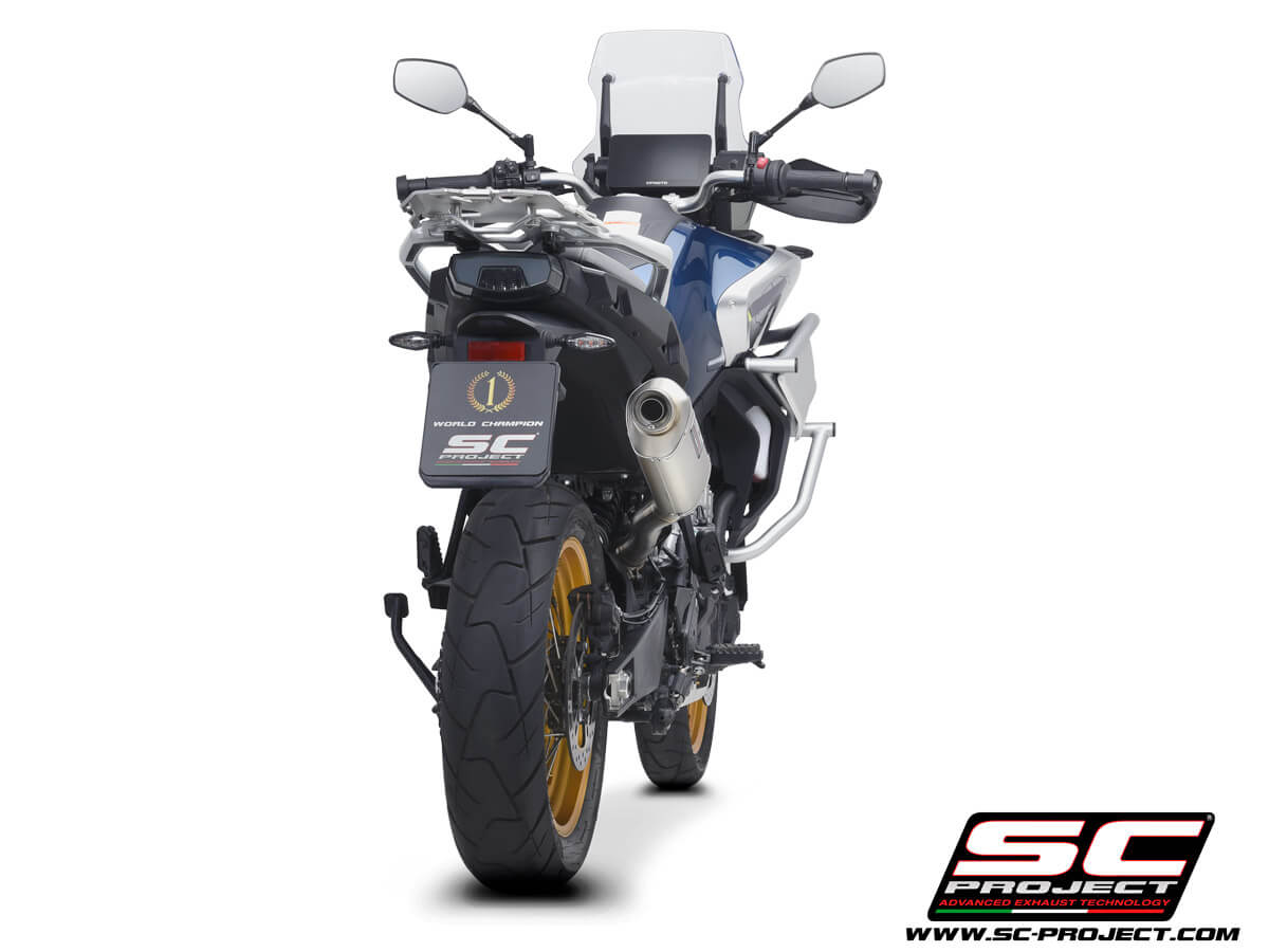 CFMOTO 800MT (2020 - 2025) Rally Raid Muffler, titanium